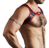 Warrior Neoprene Harness Red
