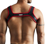 Warrior Neoprene Harness Red