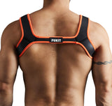 Warrior Neoprene Harness Neon Orange