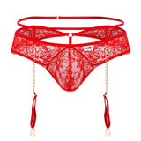 Lace Garter-Jockstrap Outfit