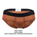 Solid Microfiber Hip Briefs