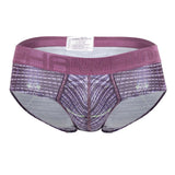 Printed Microfiber Hip Briefs
